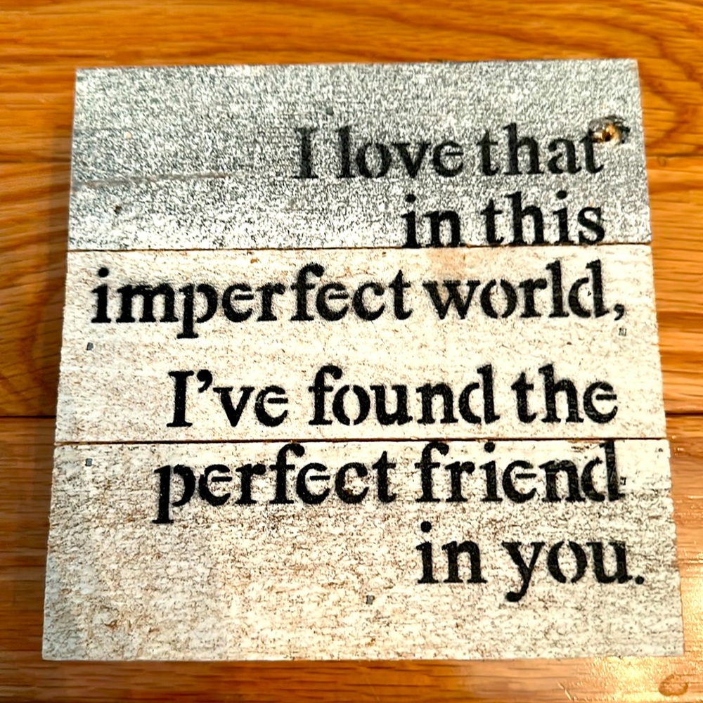Brand New 6"x6" Reclaimed Home Wood Sign